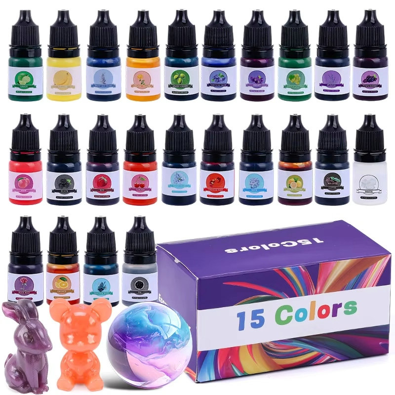 Resin Pigment Powder - 에폭시 수지 색소 24가지 생생한 색상