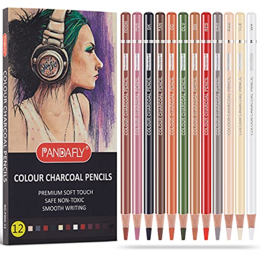 Colored Pencil Professional - 전문가용 컬러 숯펜슬 드로잉 세트, 피부톤