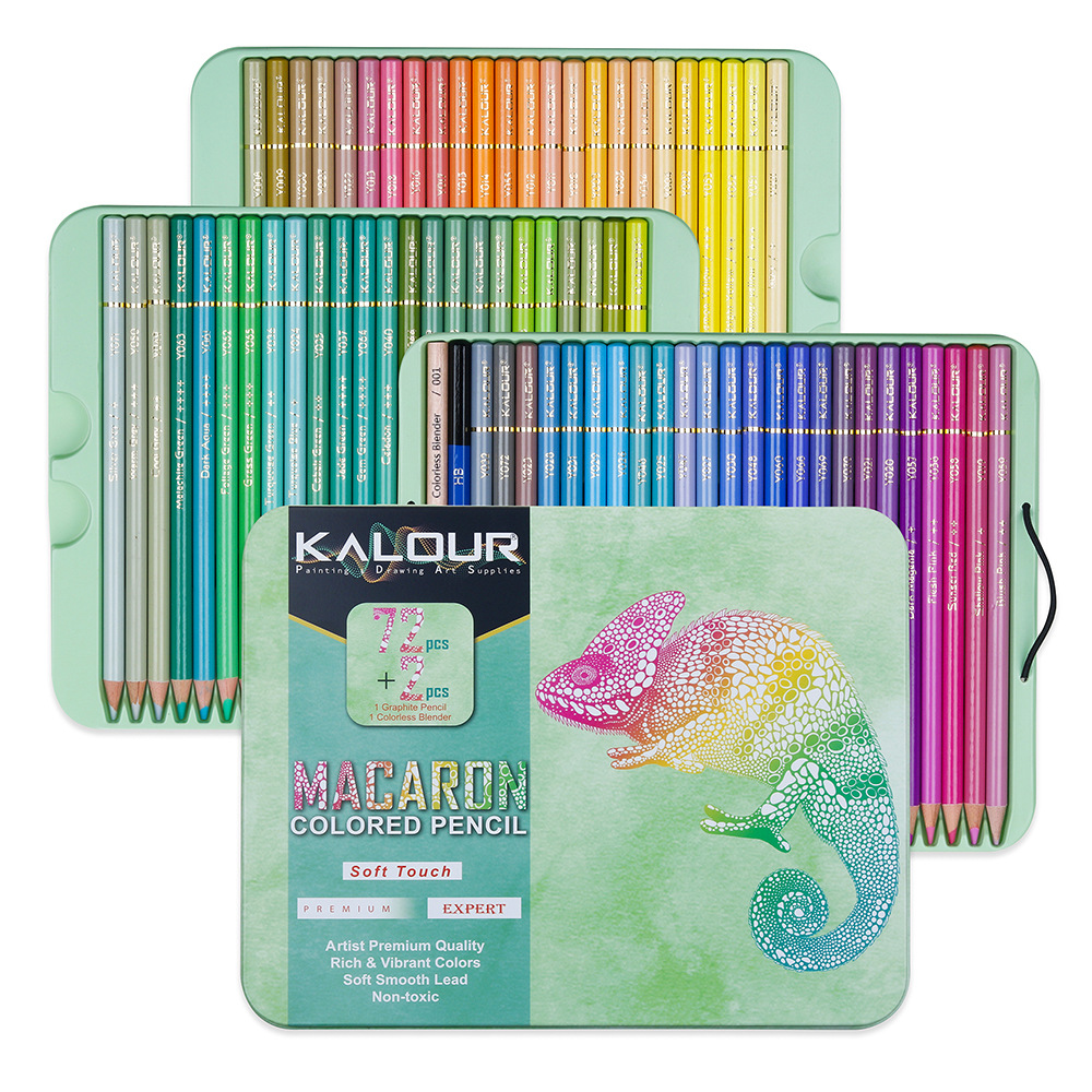 Colored Pencil Professional - 72pcs 마카롱 컬러 연필 전문 소프트