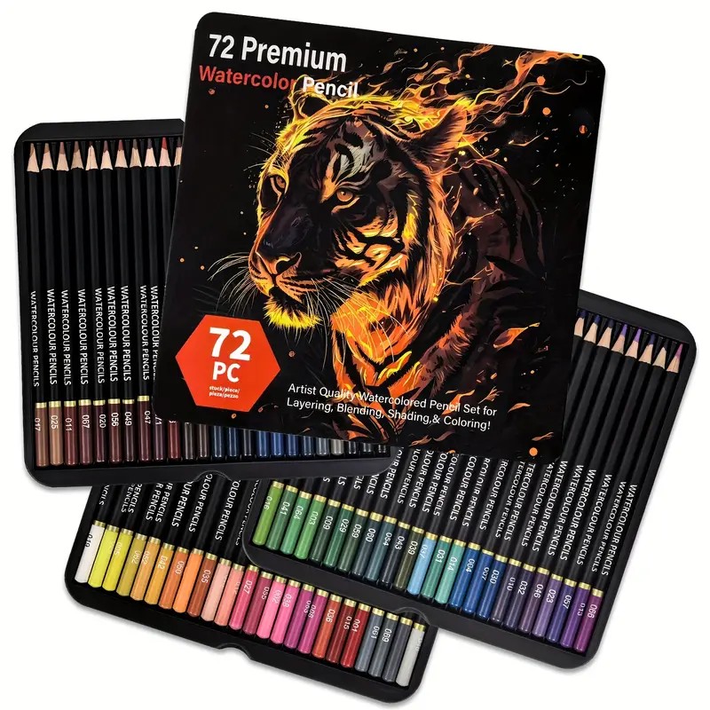Colored Pencil Professional - Brutfuner 72 수채화 연필 - 성인을