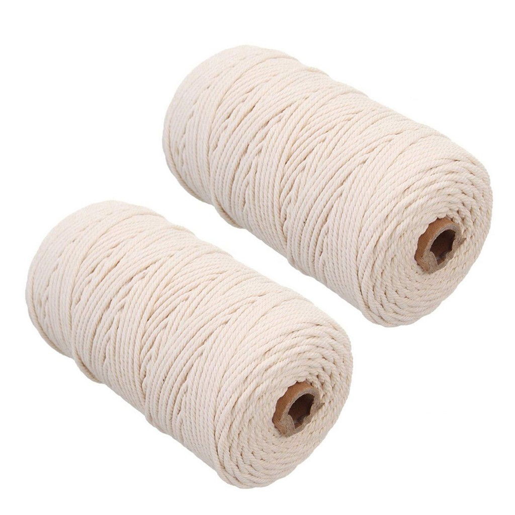 Macrame Cord Cotton - 마크라메 로프 2mm 200M 천연 면