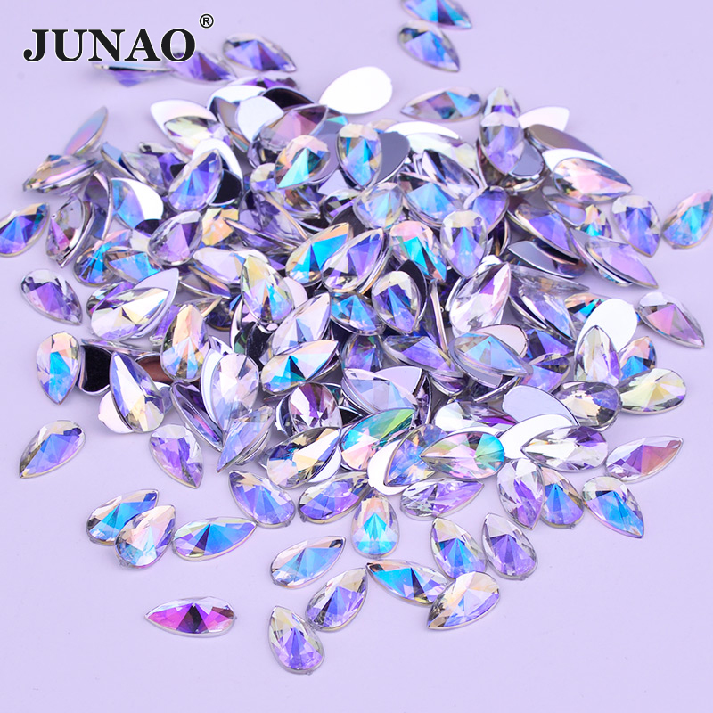 Craft And Art Difference - JUNAO 도매 8*13mm 9*18mm Flatback 드롭
