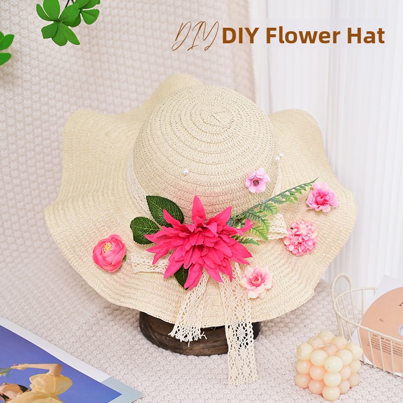 수제 꽃모자 DIY 재료 키트 드라이플라워 웨이브 그래 - Art Craft Event 리뷰 및 가격