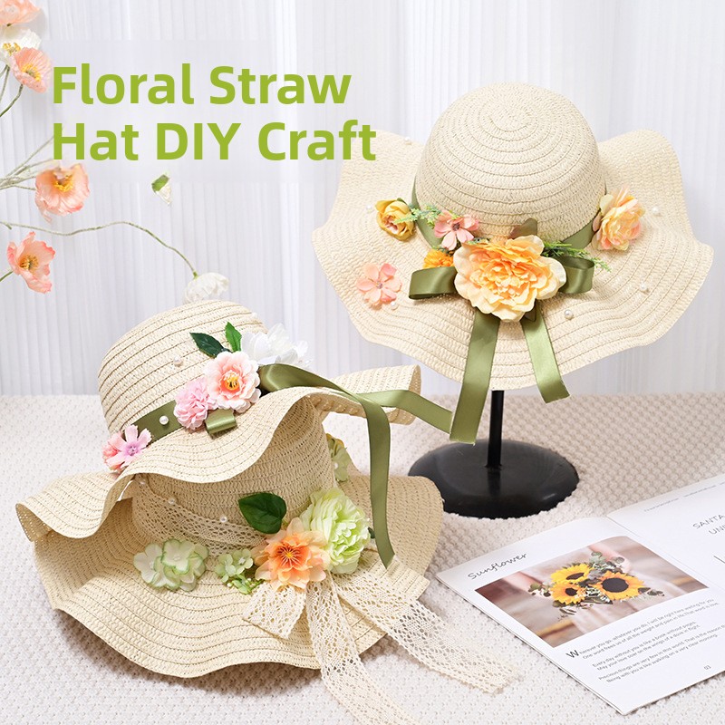 수제 꽃모자 DIY 재료 키트 드라이플라워 웨이브 그래 - Art Craft Event 리뷰 및 가격