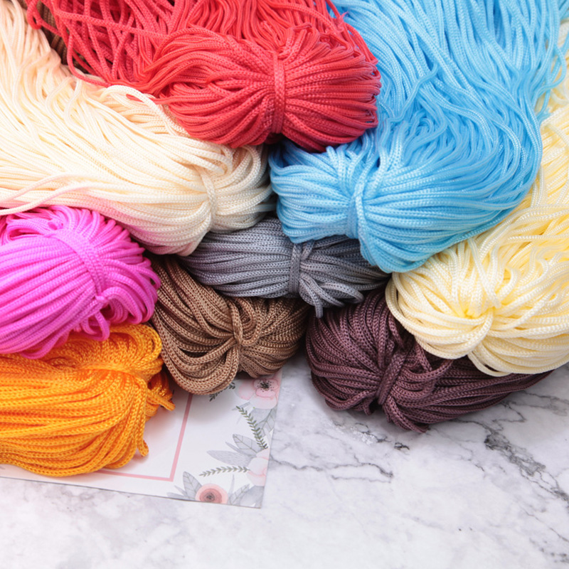 200M 3mm 크로 셰 뜨개질 나일론 코드 중공 라인 - Macrame Cord Cotton 리뷰 및 가격
