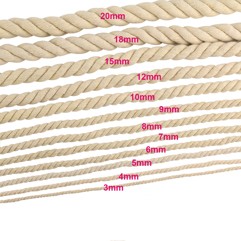 천연 코튼 트위스트 로프, 마크라메 코튼 코드 꼬임 끈 - Macrame Cord Cotton 리뷰 및 가격