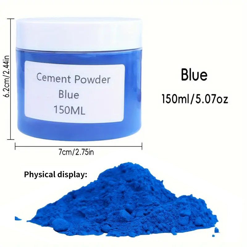12색 시멘트 색소 분말, 1병당 150ml. 석고,  - Resin Pigment Powder 리뷰 및 가격