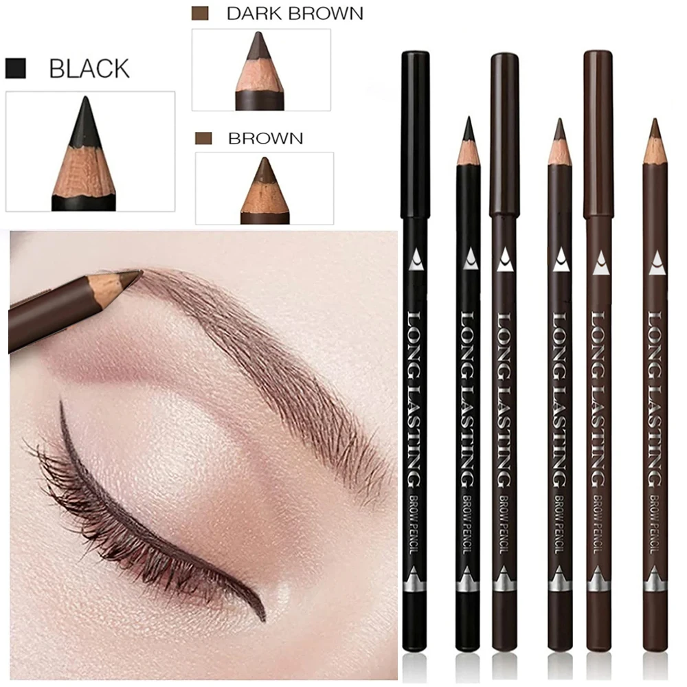 6/12Pcs 눈썹 연필 방수 전문 여성 아이 메이크업 - Colored Pencil Professional 리뷰 및 가격