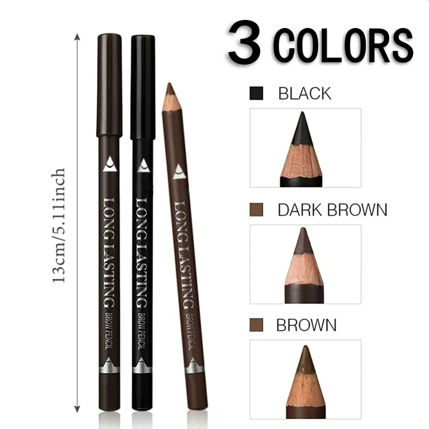 6/12Pcs 눈썹 연필 방수 전문 여성 아이 메이크업 - Colored Pencil Professional 리뷰 및 가격