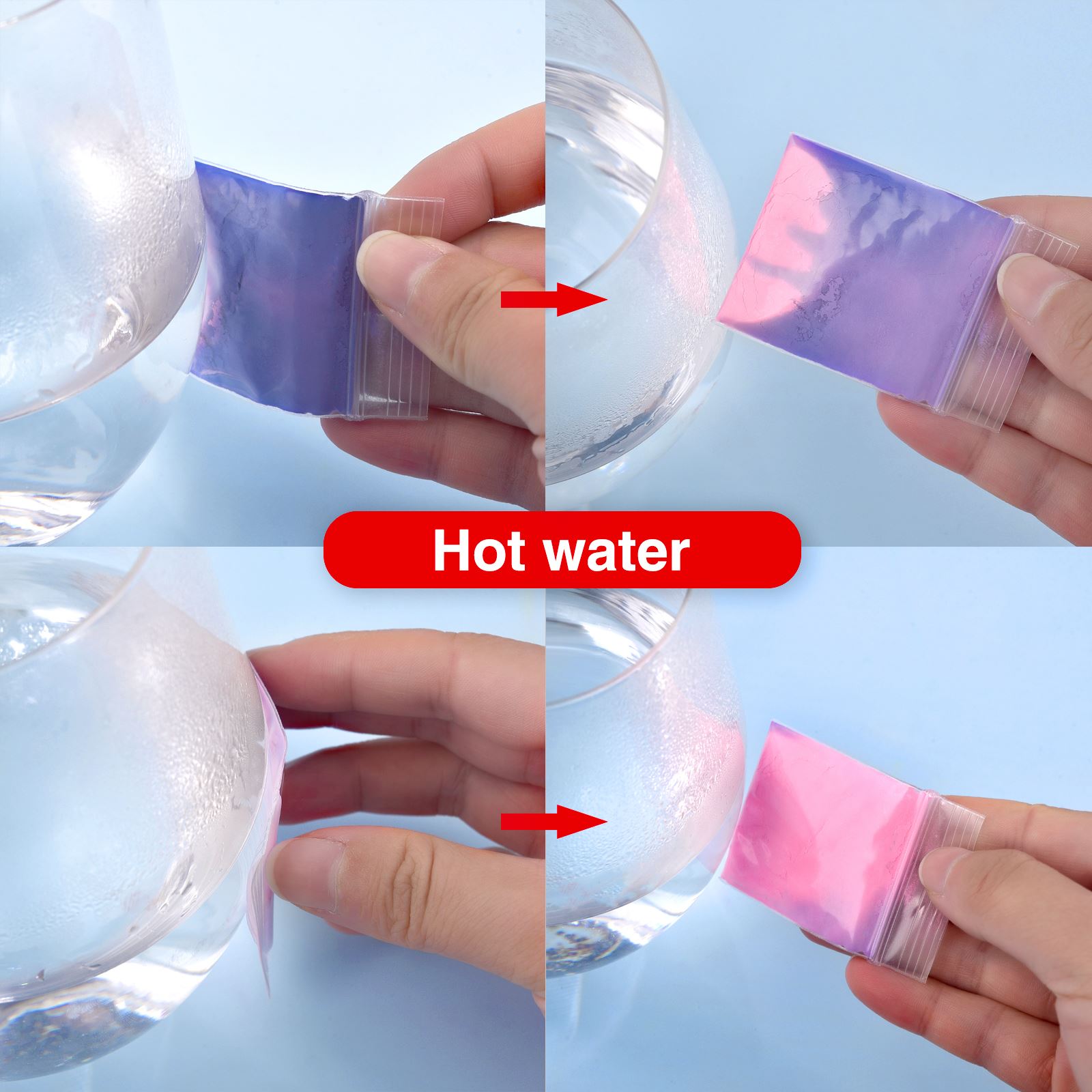 10가지 색상 온도 변화 파우더 DIY 에폭시 레진 공 - Resin Pigment Powder 리뷰 및 가격