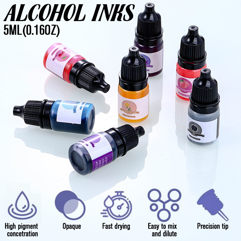 에폭시 수지 색소 24가지 생생한 색상 액체 에폭시 색 - Resin Pigment Powder 리뷰 및 가격