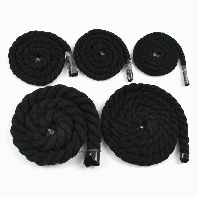 1-5M 5-20mm 블랙 3가닥 꼬임 면끈 가방 끈  - Macrame Cord Cotton 리뷰 및 가격