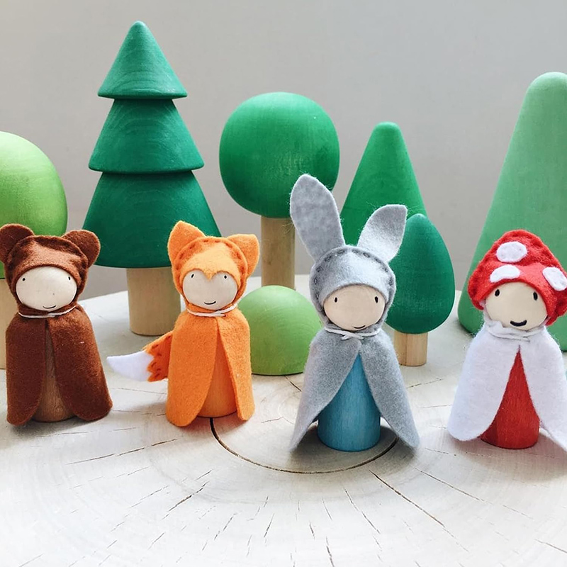 2/5/10Pcs 나무 말뚝 인형 다른 모양의 미완성  - Craft And Art Difference 리뷰 및 가격