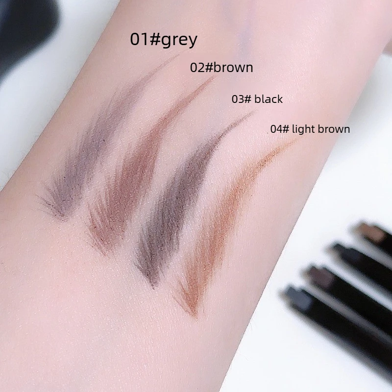 2 in1 눈썹 연필 여성용 전문 화장품 메이크업 4  - Colored Pencil Professional 리뷰 및 가격