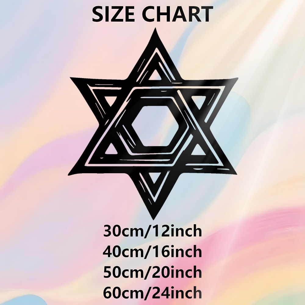 CIFBUY 철제 벽 장식 다윗의 별 금속 조각품 벽걸 - Art & Craft World 리뷰 및 가격