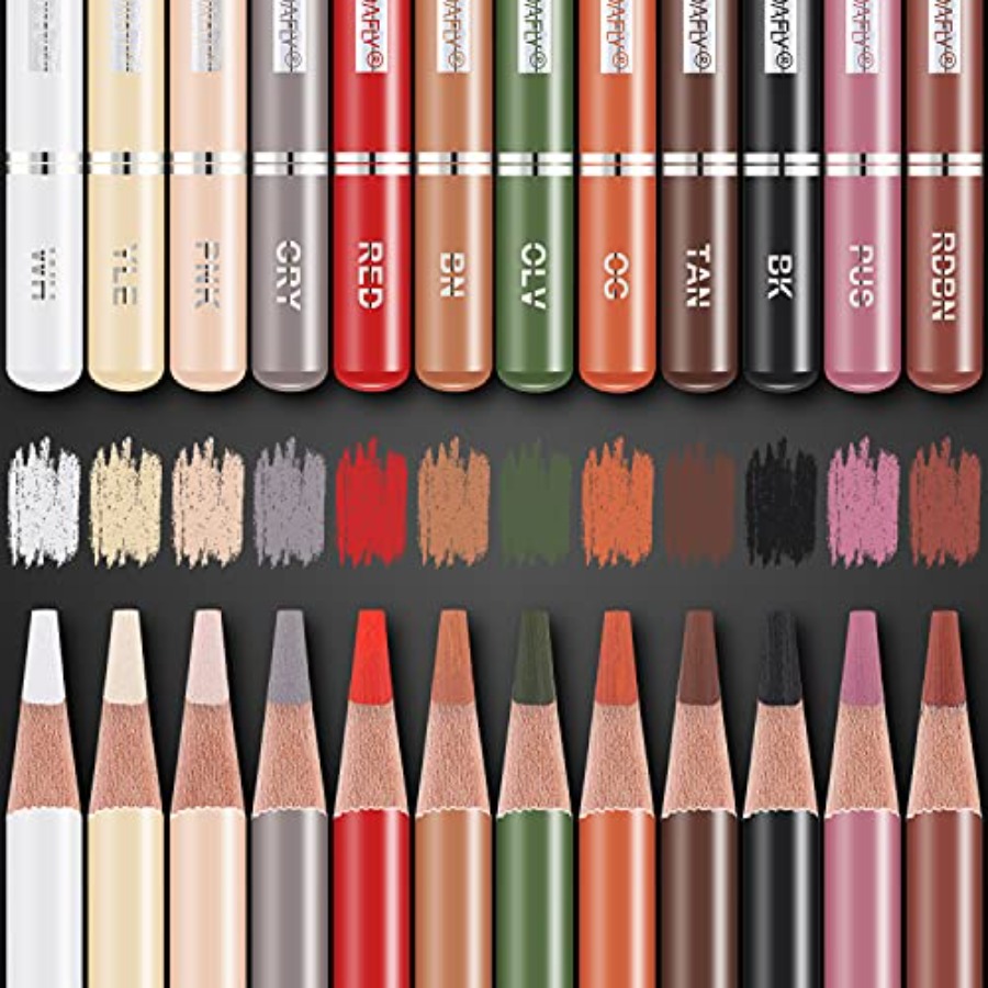 전문가용 컬러 숯펜슬 드로잉 세트, 피부톤 색연필, 스 - Colored Pencil Professional 리뷰 및 가격