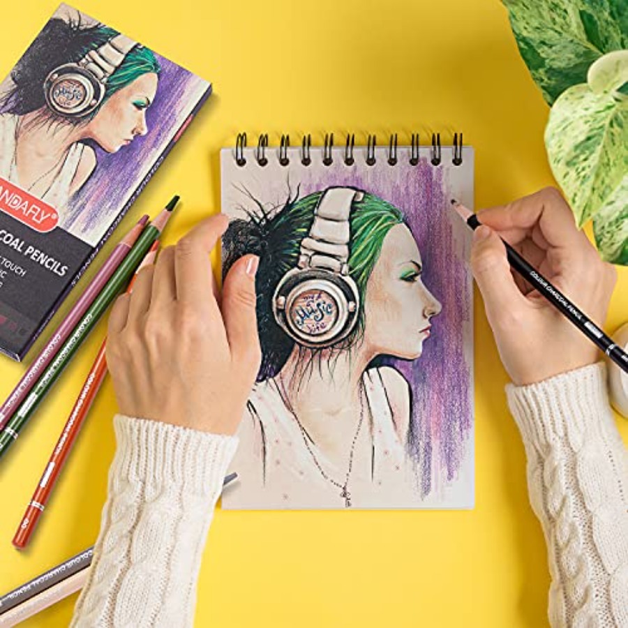 전문가용 컬러 숯펜슬 드로잉 세트, 피부톤 색연필, 스 - Colored Pencil Professional 리뷰 및 가격