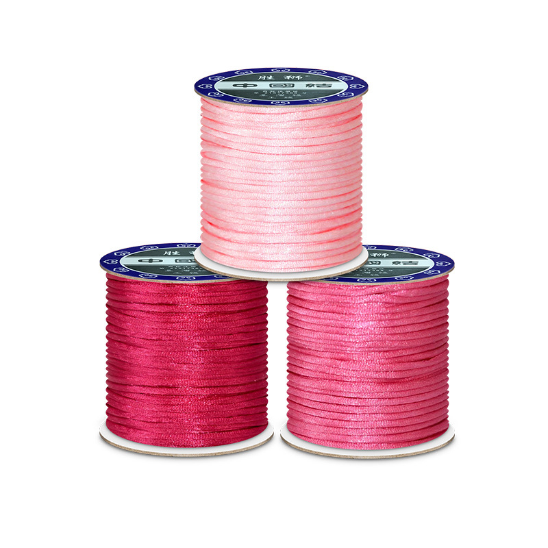 중국 매듭 팔찌용 빨간색 나일론 코드 실, Kumihi - Macrame Cord Cotton 리뷰 및 가격