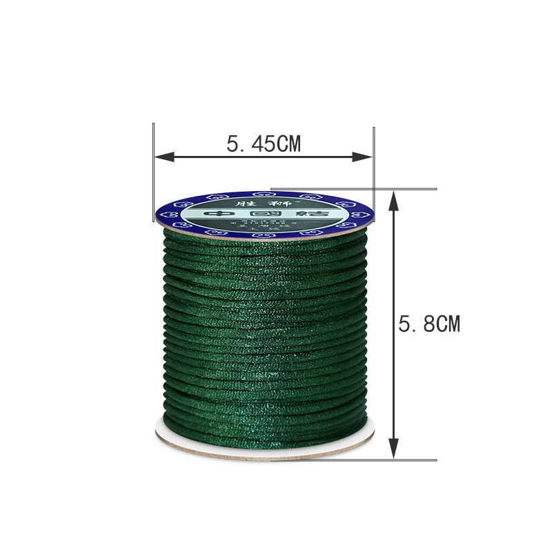 중국 매듭 팔찌용 빨간색 나일론 코드 실, Kumihi - Macrame Cord Cotton 리뷰 및 가격