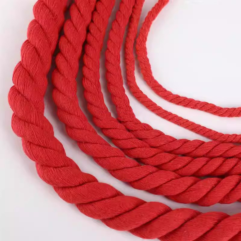 2/5/10미터 5/8/12/20mm 레드 트위스트 코 - Macrame Cord Cotton 리뷰 및 가격