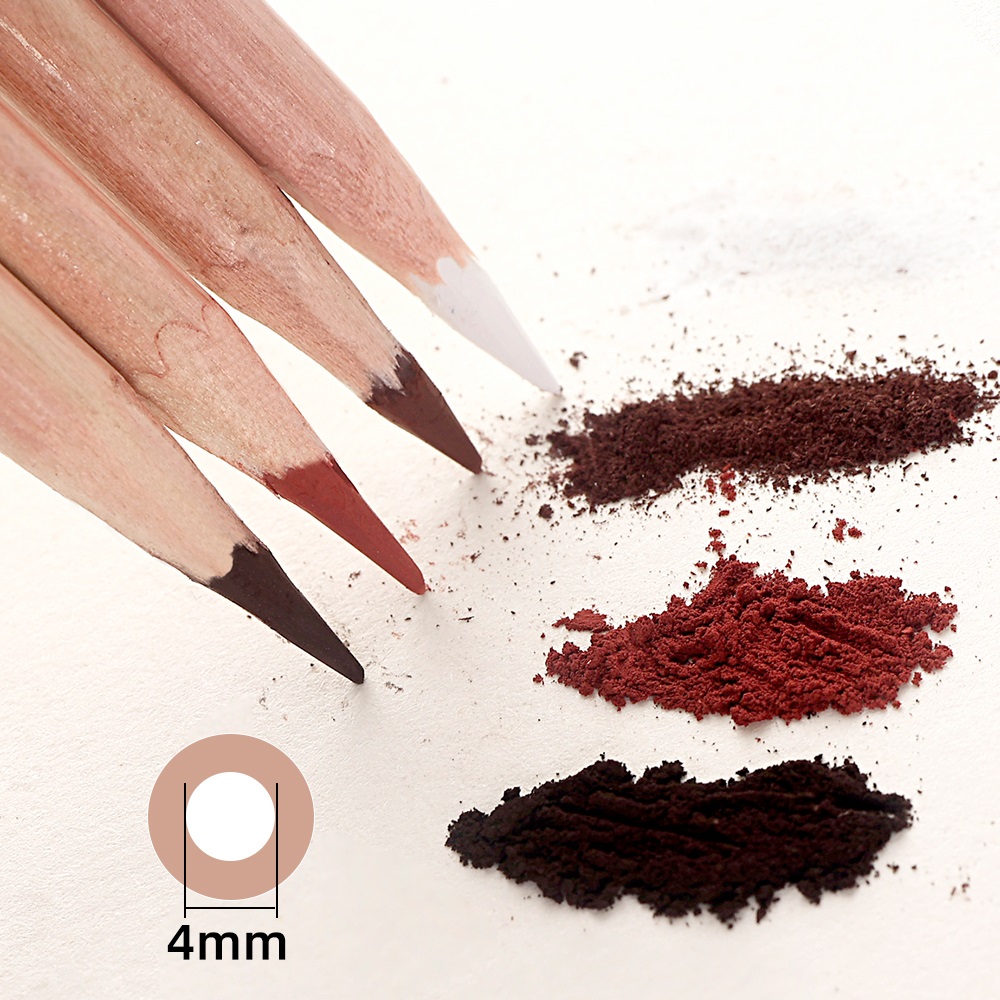 4Pcs 전문 스케치 숯 연필 세트 컬러 소프트 파스텔 - Colored Pencil Professional 리뷰 및 가격