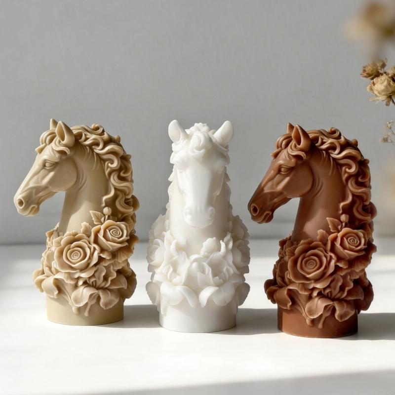 로마 란 기초 훈장 JOMD를 가진 실리콘 형 말 조각 - Art Craft Horse 리뷰 및 가격