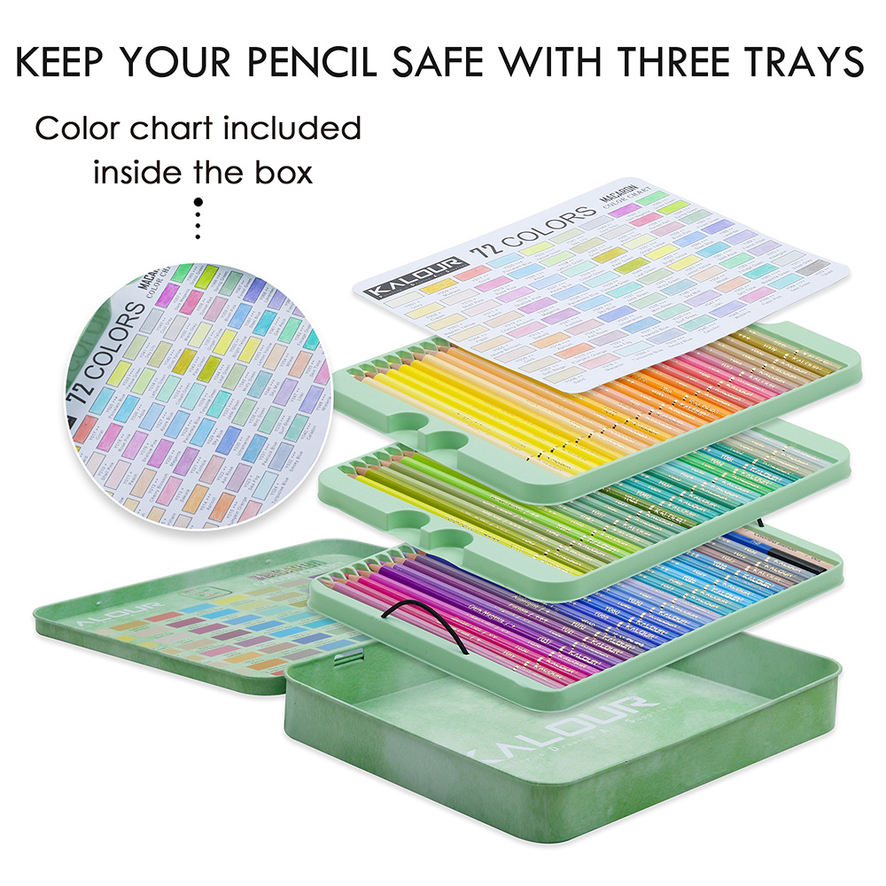 72pcs 마카롱 컬러 연필 전문 소프트 파스텔 컬러링 - Colored Pencil Professional 리뷰 및 가격