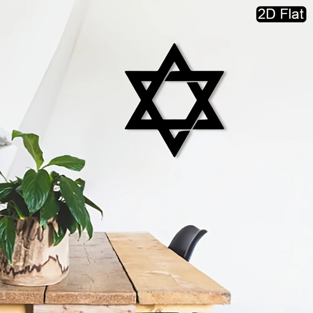 CIFBUY 철제 벽 장식 다윗의 별 금속 조각품 벽걸 - Art & Craft World 리뷰 및 가격
