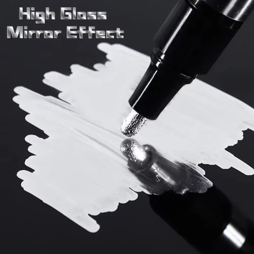 20/1Pcs 2 색 금속 크롬 페인트 마커, 2mm  - Art Craft Mirror 리뷰 및 가격