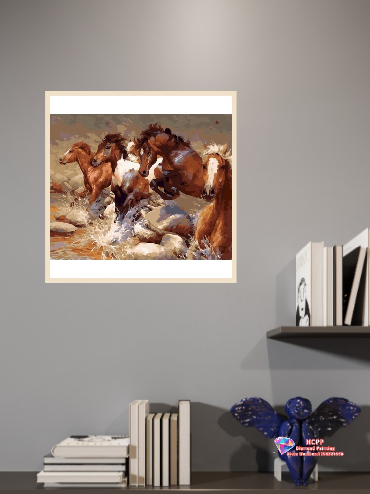 말 동물 다이아몬드 페인팅 키트 사각형 라운드 다이아몬 - Art Craft Horse 리뷰 및 가격