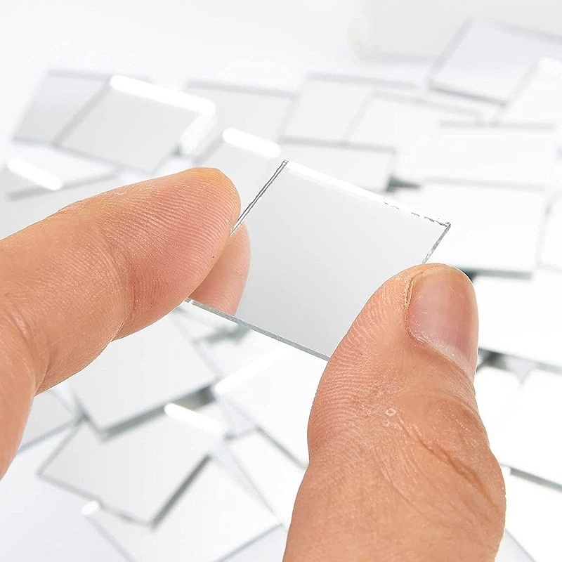 새로운 좋은 500Pcs 10x10mm/15x15mm  - Art Craft Mirror 리뷰 및 가격