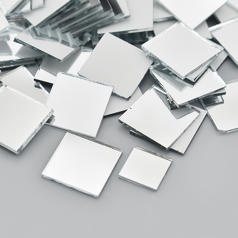 새로운 좋은 500Pcs 10x10mm/15x15mm  - Art Craft Mirror 리뷰 및 가격