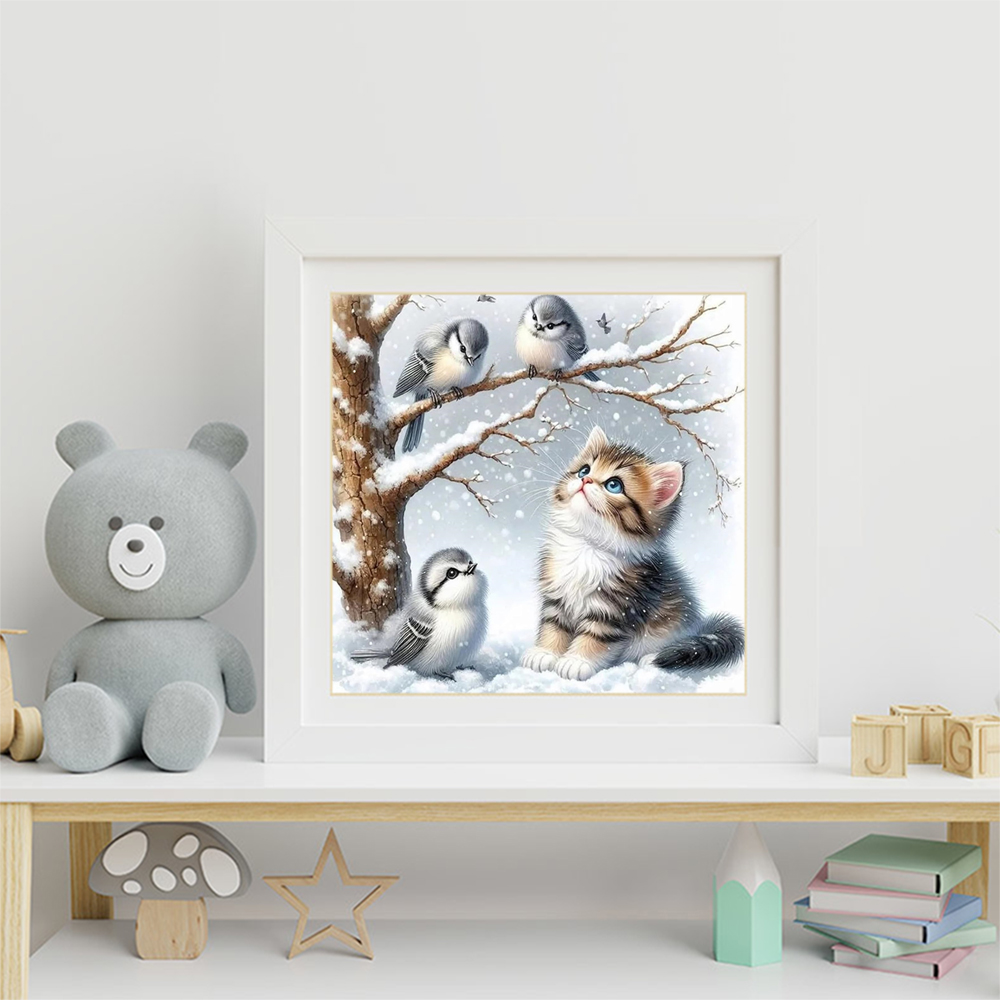 에버샤인 고양이 다이아몬드 모자이크 동물 DIY 그림  - Wallpaper Art And Craft 리뷰 및 가격