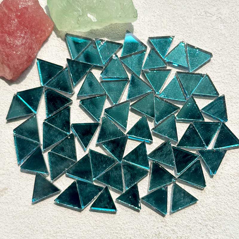 100g Taobao 삼각형 거울 모자이크 타일 컬러  - Art Craft Mirror 리뷰 및 가격