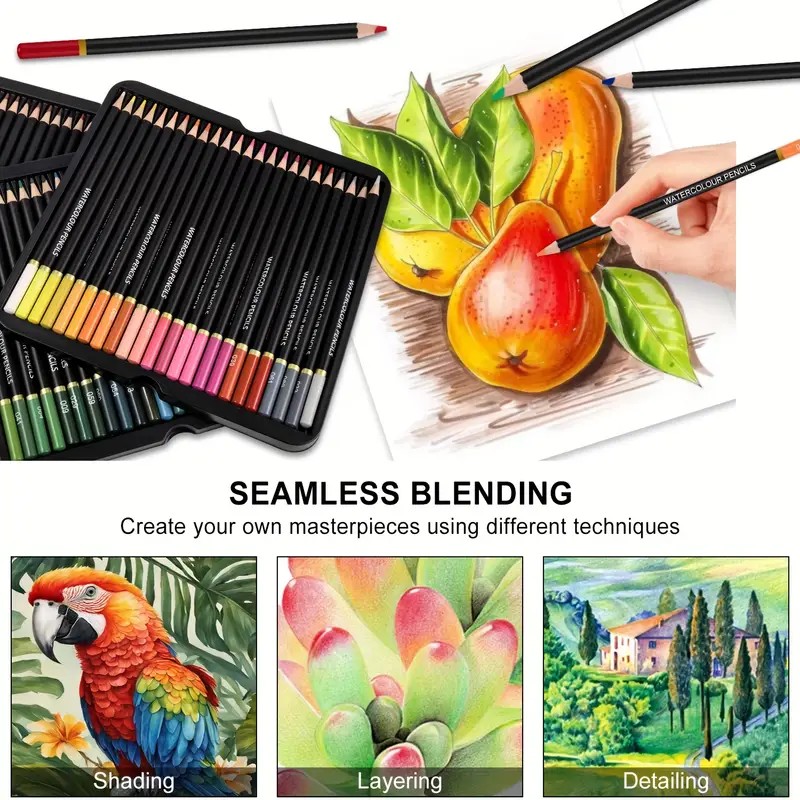Brutfuner 72 수채화 연필 - 성인을 위한 생 - Colored Pencil Professional 리뷰 및 가격