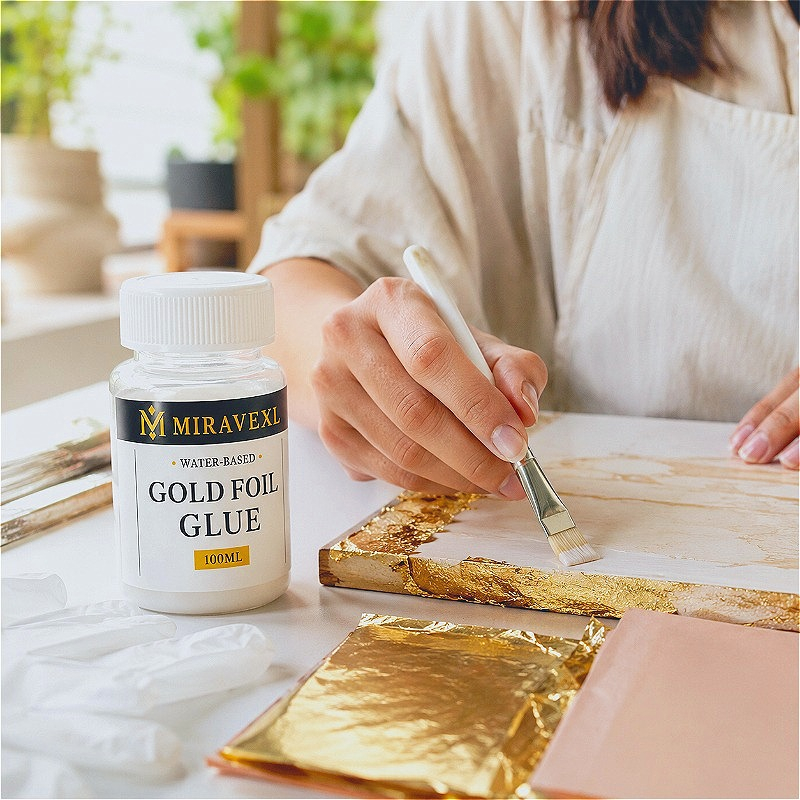 50/100ml 수성 금박 접착제 키트 DIY 공예용  - Art Craft Event 리뷰 및 가격