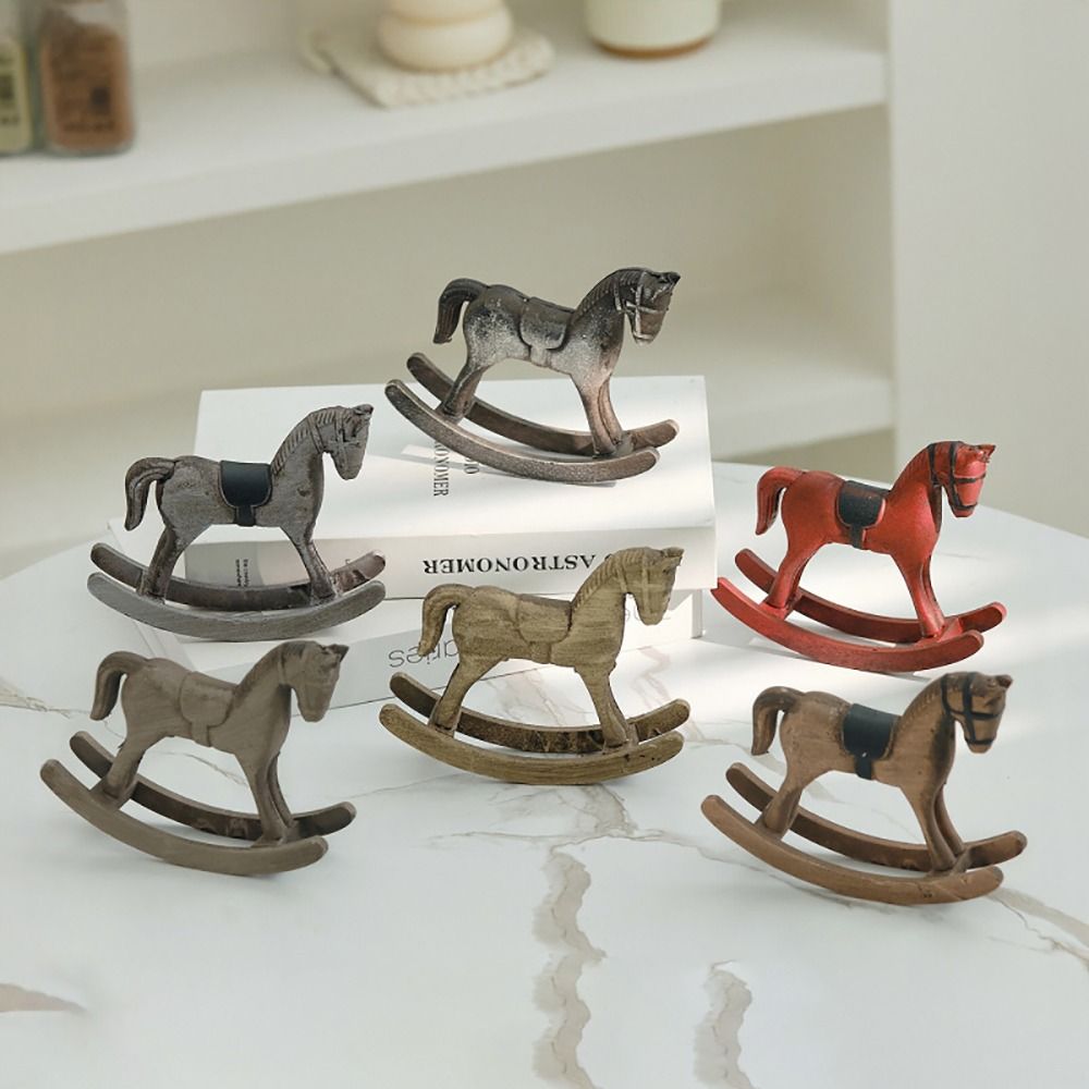 창의적인 디자인의 나무 말, 나무 흔들말, 나무 공예품 - Art Craft Horse 리뷰 및 가격