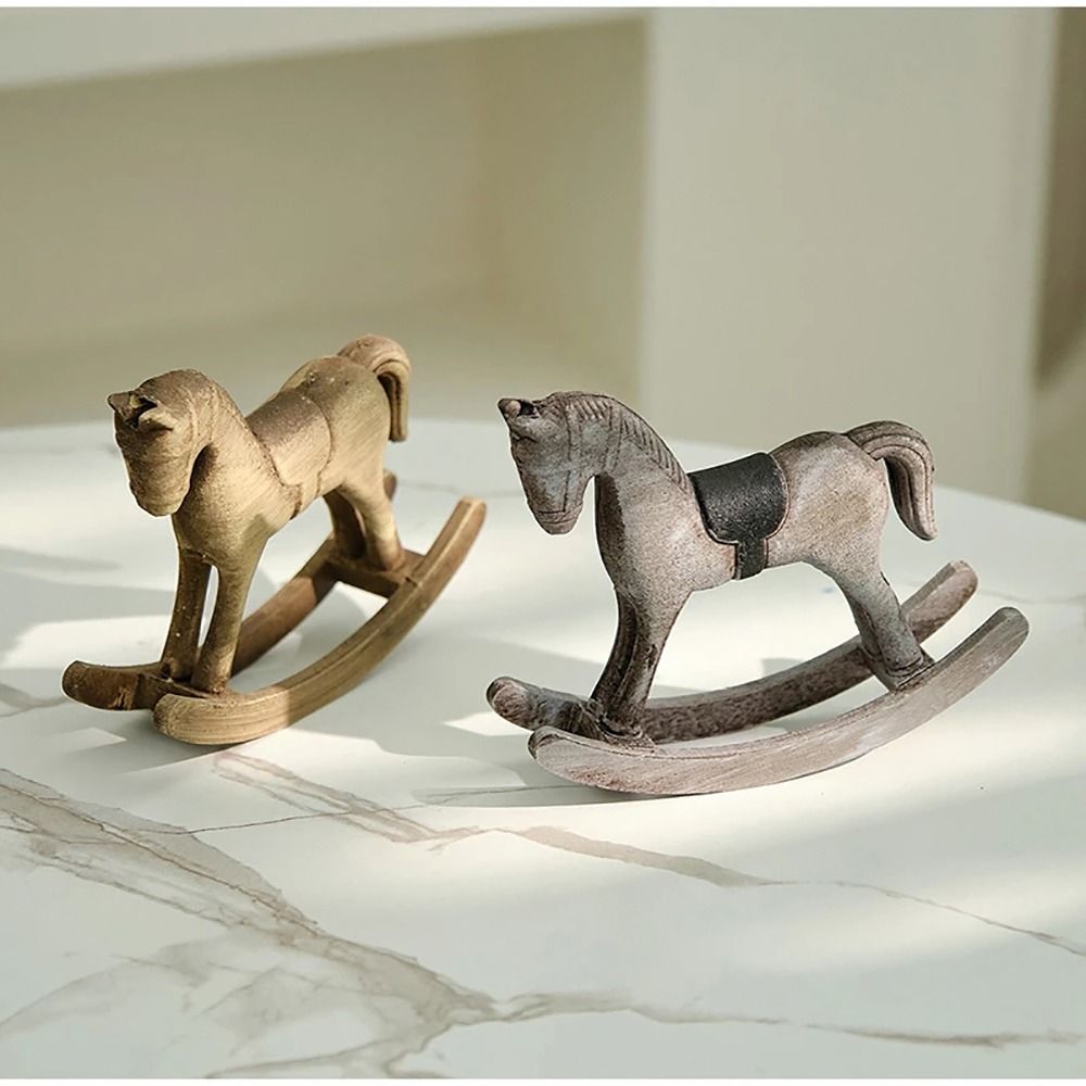 창의적인 디자인의 나무 말, 나무 흔들말, 나무 공예품 - Art Craft Horse 리뷰 및 가격