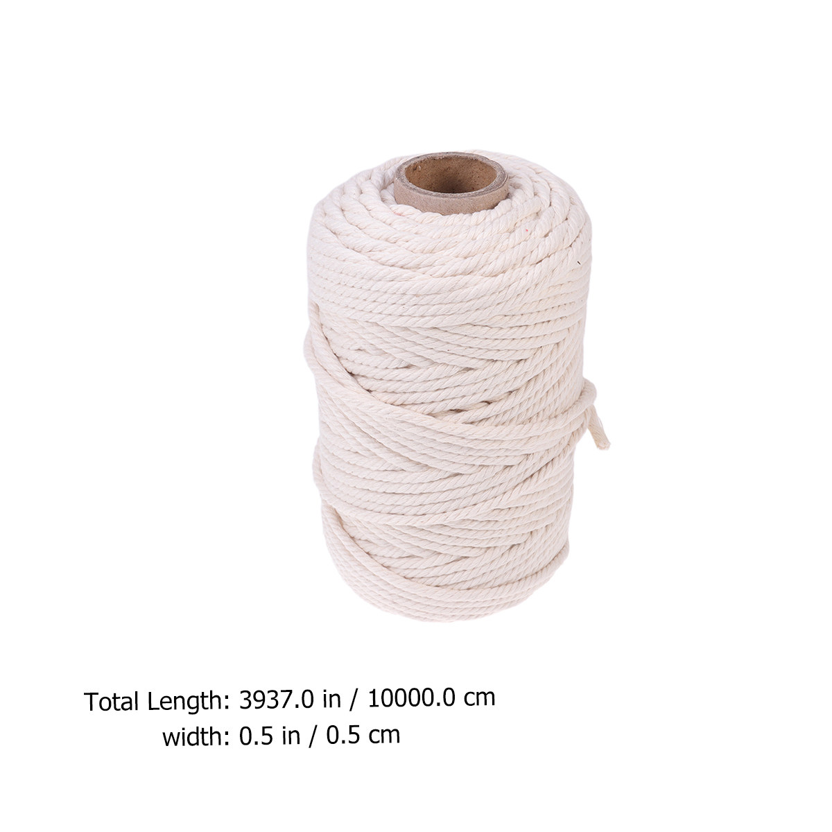 100M 천연 면로프 5mm 무표백 면끈 수공예 마크라 - Macrame Cord Cotton 리뷰 및 가격