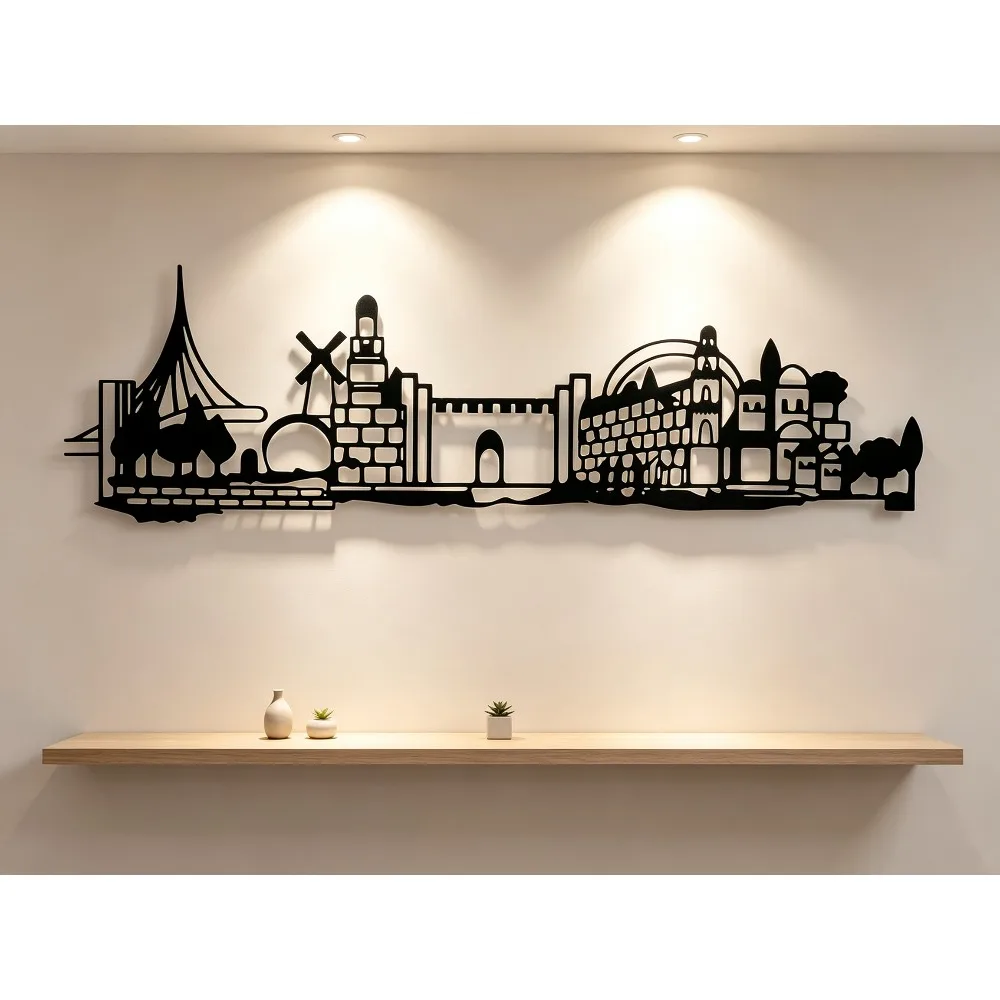 CIFBUY 철제 벽 장식 예루살렘 스카이라인 올드 시 - Art & Craft World 리뷰 및 가격