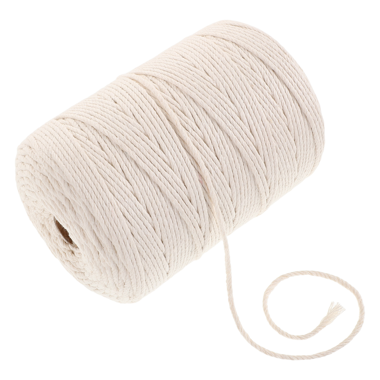 1 롤 두꺼운 부드러운 면 로프 마크라메 DIY 공예용 - Macrame Cord Cotton 리뷰 및 가격