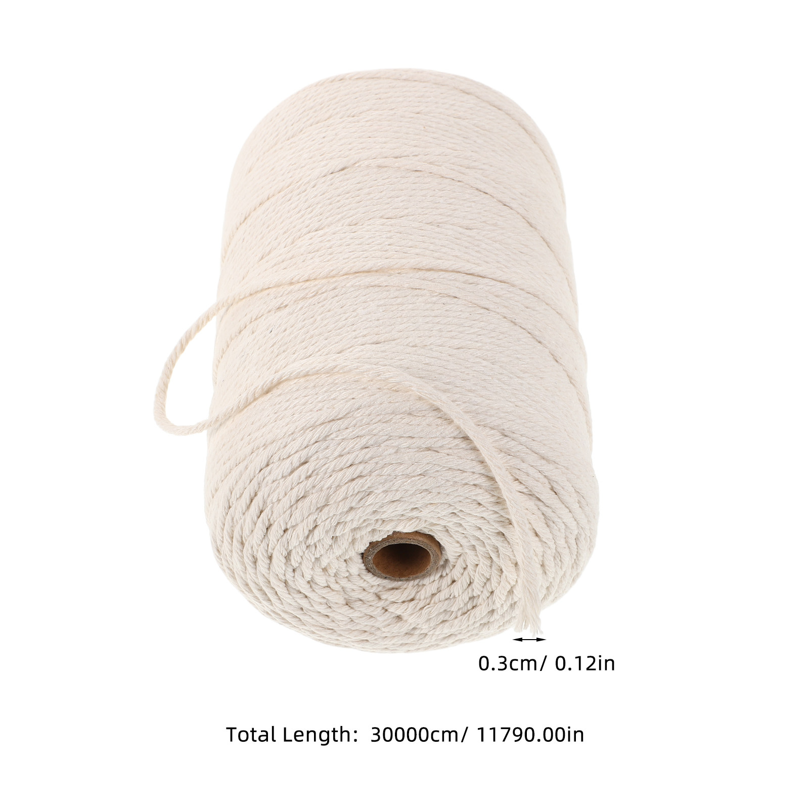 1 롤 두꺼운 부드러운 면 로프 마크라메 DIY 공예용 - Macrame Cord Cotton 리뷰 및 가격